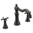thumbnail image 1 of Moen Ts22101 Weymouth Deck Mounted Roman Tub Filler Trim (Less Valve) - Black, 1 of 1