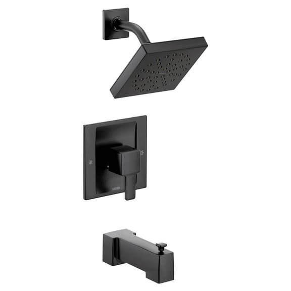 Moen TS2713BL Posi-Temp Pressure Balanced Tub And Shower Trim - Black