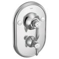 thumbnail image 1 of Moen TS32100 Weymouth Two Handle Pressure Balancing Valve Trim in Polished Chrome, 1 of 1