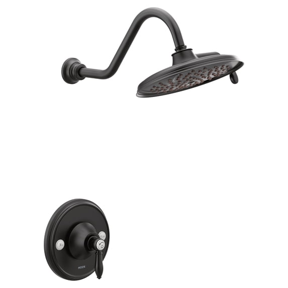 Moen TS32102BL Weymouth Single Handle Posi-Temp Pressure Balanced Multi-Function Shower