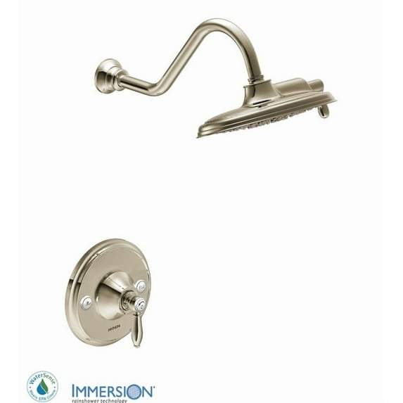 Moen Ts32102ep Weymouth Single Handle Posi-Temp Pressure Balanced Multi-Function Shower