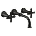 thumbnail image 1 of Moen Ts44105 Colinet 1.2 GPM Wall Mounted Widespread Bathroom Faucet - Black, 1 of 7