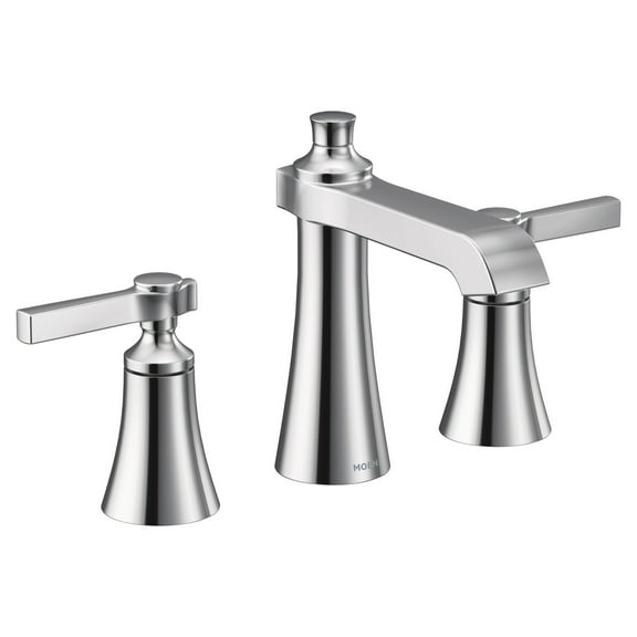 Moen Ts6984 Flara 1.2 GPM Widespread Bathroom Faucet - Chrome