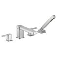 thumbnail image 1 of Moen TS914 90 Degree Two Handle Roman Tub Faucet with Handshower in Chrome (Trim Only), 1 of 2