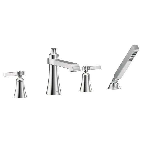 Moen Ts928 Flara Deck Mounted Roman Tub Filler - Chrome