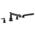 thumbnail image 1 of Moen Ts93004 Arris Deck Mounted Roman Tub Filler Trim - Black, 1 of 3