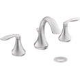 thumbnail image 1 of Moen TV6420 Eva Chrome Two-Handle High Arc Widespread Bathroom Sink Faucet for 3-Hole Setups with Valve Included, 1 of 6
