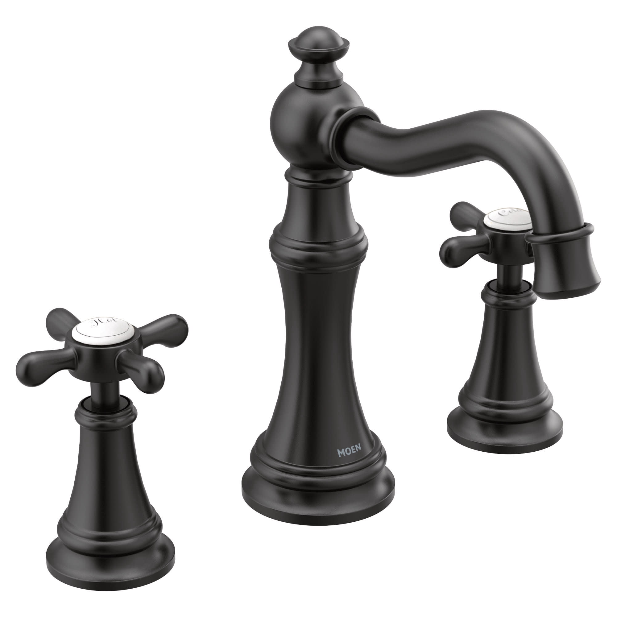 Moen Tvs42114 Weymouth 1.2 GPM Widespread Bathroom Faucet - Black