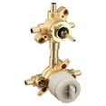 thumbnail image 1 of Moen U232XS M-CORE 3-Series Mixing Valve with 2 or 3 Function Integrated Transfer Valve with Crimp Ring PEX Connections and Stops, 1 of 2