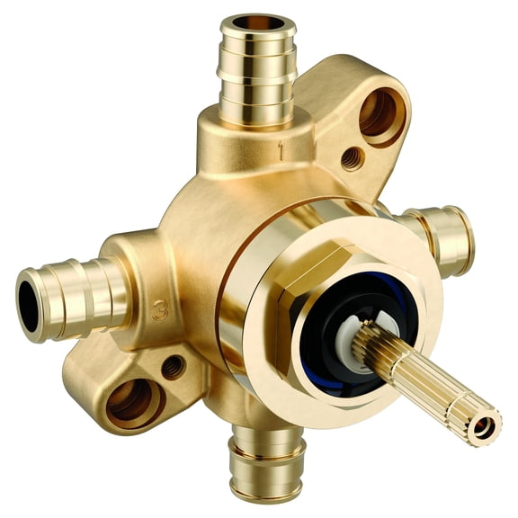 Moen M-CORE 3 or 6 Function Transfer Valve with Cold Expansion PEX Connections