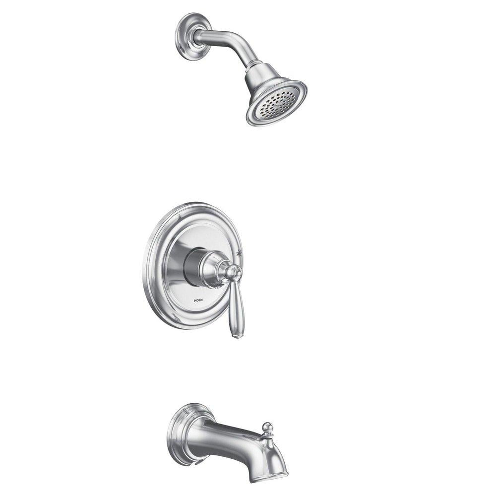Open Box Moen UT2153EP Brantford M-Core 2-Series One Handle Single Function Bathtub & Shower Faucet in Chrome (Trim Only)