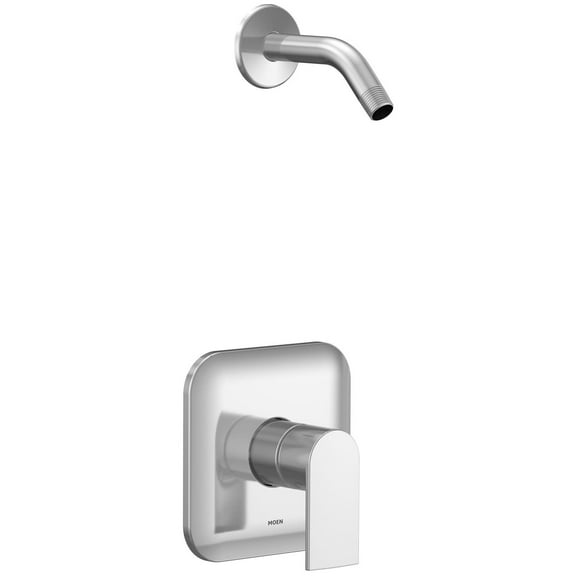 Moen UT2472NH Chrome Manual 1-Handle Shower Valve Trim