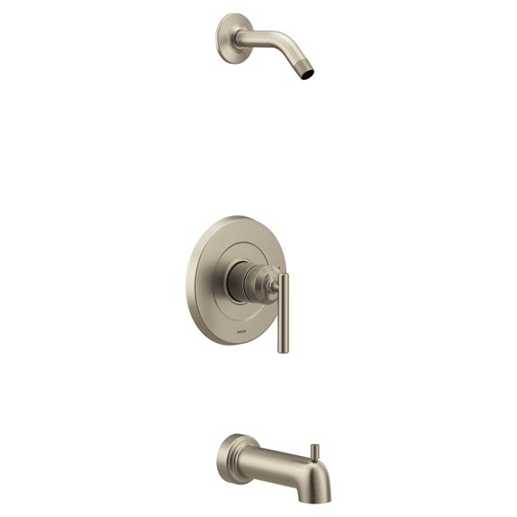 Open Box Moen UT2903NHBN Gibson M-CORE 2-Series 1-Handle Tub and Shower Trim Kit in Brushed Nickel (Valve Sold Separately)