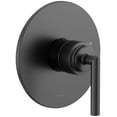thumbnail image 1 of Moen UTS22001 Matte Black Manual 1-Mode 1-Handle Shower Valve Trim, 1 of 2