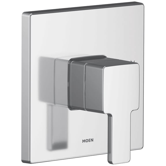 Open Box Moen UTS2711 90 Degree M-CORE 2-Series 1-Handle Shower Trim Kit, Valve Required, Chrome