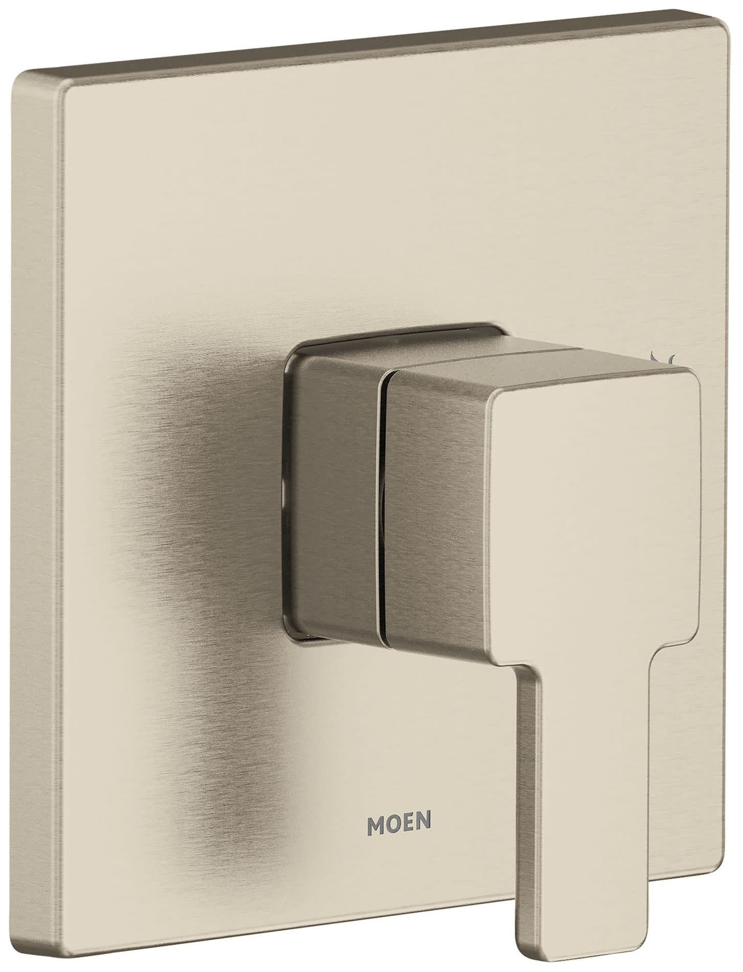 Modern Black Wall-Mounted Shower Lever Trim Kit