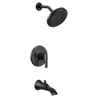 Moen UTS3203 Black Manual 1-Mode 1-Handle Shower Valve Trim