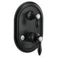 thumbnail image 1 of Moen UTS4311 Matte Black Manual 2-Modes 2-Handles Shower Valve Trim, 1 of 2