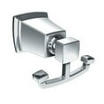 thumbnail image 1 of Moen Universal Double Robe Hook Die-Cast Zinc Alloy Chrome Plated, 1 of 4