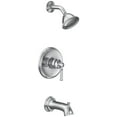 thumbnail image 1 of Moen UT2183EP Moen Dartmoor M-CORE 2-Series Eco Performance 1-Handle Tub and Shower Trim Kit in Chrome, 1 of 2