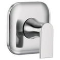 thumbnail image 1 of MOEN UT2401 Genta LX 1-Handle M-CORE Transfer Valve Trim Kit in Chrome (Valve Not Included), 1 of 2