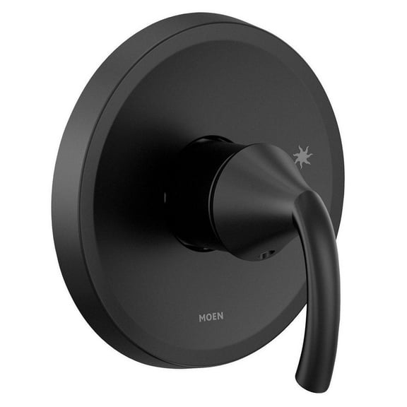 Moen UT2741BL Glyde 1-Handle Wall Mount Valve Handle in Matte Black (Valve Not Included)