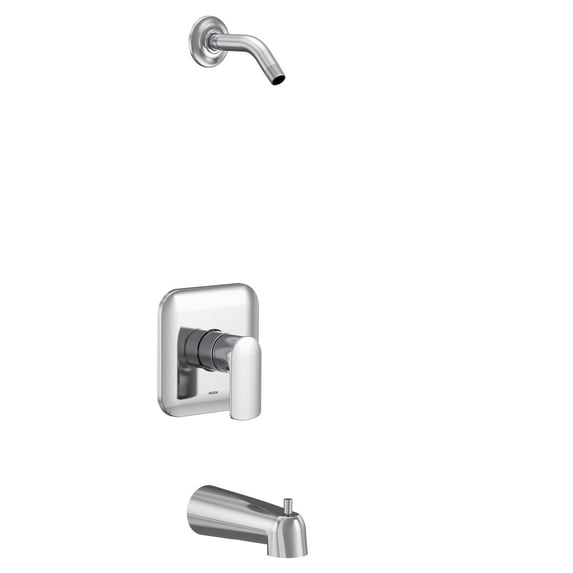 Moen UT2813NH Rizon M-CORE 2-Series 1-Handle Tub and Shower Trim Kit in Chrome (Valve Sold Separately)