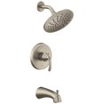 thumbnail image 1 of Moen UT2843EPBN Glyde M-CORE 2-Series 1-Handle Tub and Shower Trim Kit, Valve Required, Brushed Nickel, 1 of 3