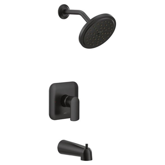 Moen UT3813EPBL Rizon Tub and Shower Trim Kit Matte Black
