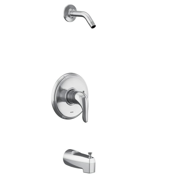 Moen UTL183NH Chateau M-CORE 2-Series 1-Handle Tub and Shower Trim Kit in Chrome