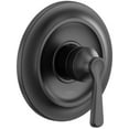thumbnail image 1 of Moen UTS244201 Matte Black Manual 1-Handle Shower Valve Trim, 1 of 2
