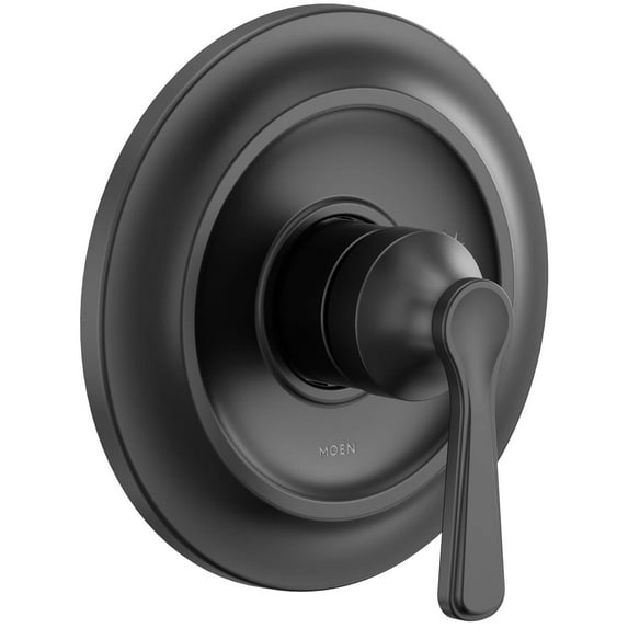 Moen UTS244201 Matte Black Manual 1-Handle Shower Valve Trim
