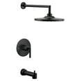 thumbnail image 1 of Moen UTS32003BL Arris M-CORE 3-Series 1-Handle Tub and Shower Trim Kit in Matte Black, 1 of 3