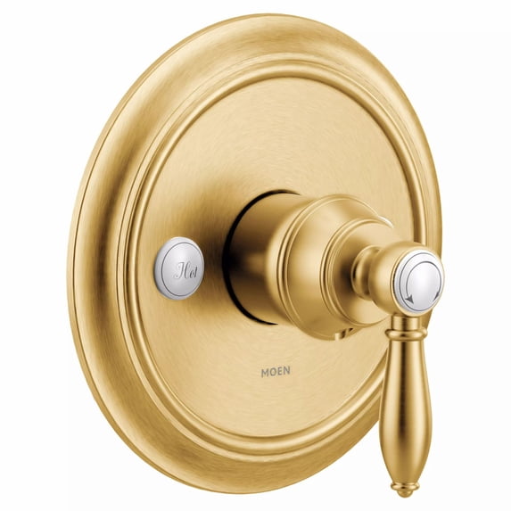 Moen UTS33101BG Weymouth 1 Function Pressure Balanced Valve Trim Only - Gold