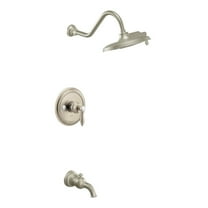 Moen Uts33103 Weymouth Nickel Round 1 Handle Multi Function Pressure Balanced Valve Trim Only