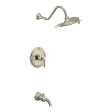 Moen Uts33103 Weymouth Nickel Round 1 Handle Multi Function Pressure Balanced Valve Trim Only