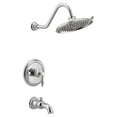 thumbnail image 1 of Moen UTS33103EP Weymouth M-CORE 3-Series 1-Handle Eco-Performance Tub and Shower Trim Kit in Chrome, 1 of 2