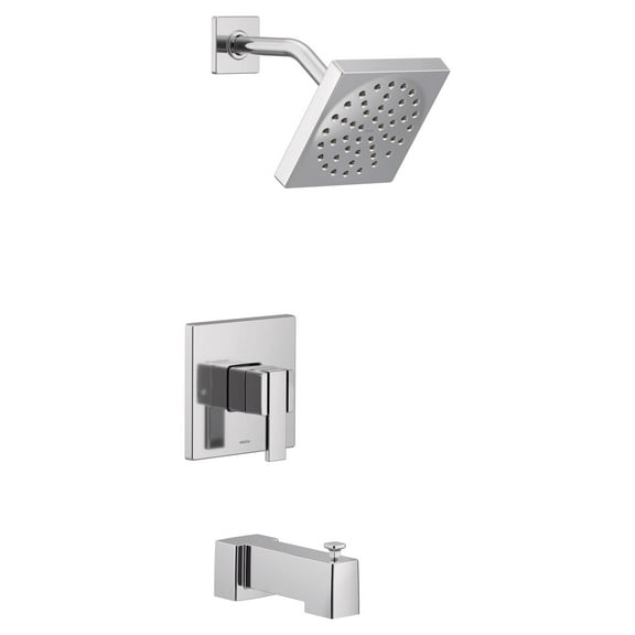 Moen UTS3713EP 90 Degree M-CORE 3-Series 1-Handle Eco-Performance Tub and Shower Trim Kit in Chrome (Valve Sold Separately)