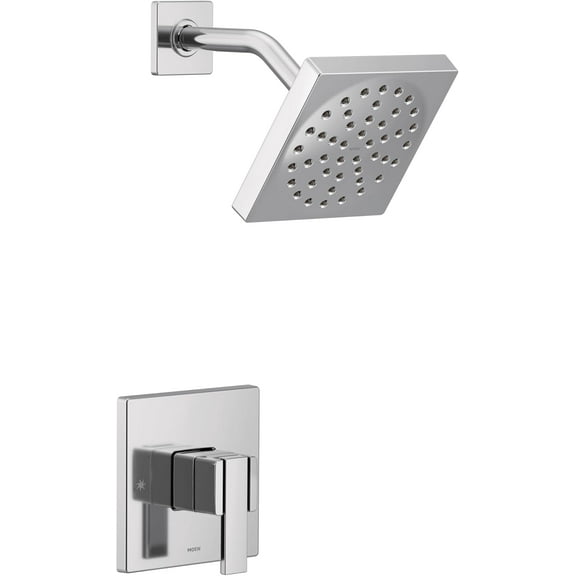 Moen UTS3715 90 Degree M-CORE 3-Series 1-Handle Shower Trim Kit, Valve Required, Chrome