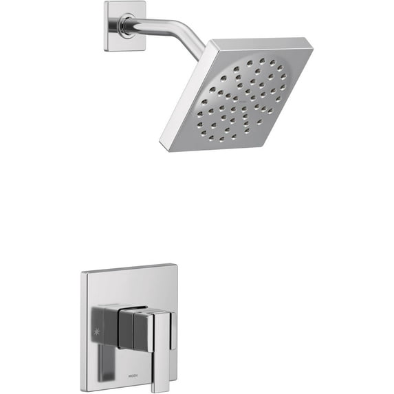 Moen UTS3715 90 Degree M-CORE 3-Series 1-Handle Shower Trim Kit, Valve Required, Chrome