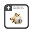 thumbnail image 1 of Moen Uts3912ep Flara Single Function Pressure Balanced Valve Trim Only - Chrome, 1 of 3