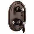 thumbnail image 1 of Moen Uts4311 Weymouth 2 Function Pressure Balanced Valve Trim Only - Bronze, 1 of 2