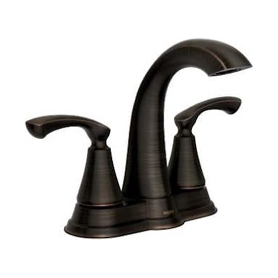 Moen WS84876BRB Tiffin Two-Handle High Arc Bathroom Faucet, Mediterranean Bronze