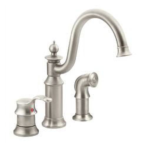 Moen Waterhill Spot Resist Stainless One-Handle Kitchen Faucet