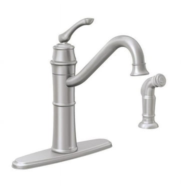 Moen Wetherly 87999SRS Kitchen Faucet 1-Faucet Handle 7.87 in H Spout Stainless Steel
