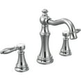 thumbnail image 1 of Moen Weymouth Brushed Nickel Two-Handle Bathroom Faucet, 1 of 2