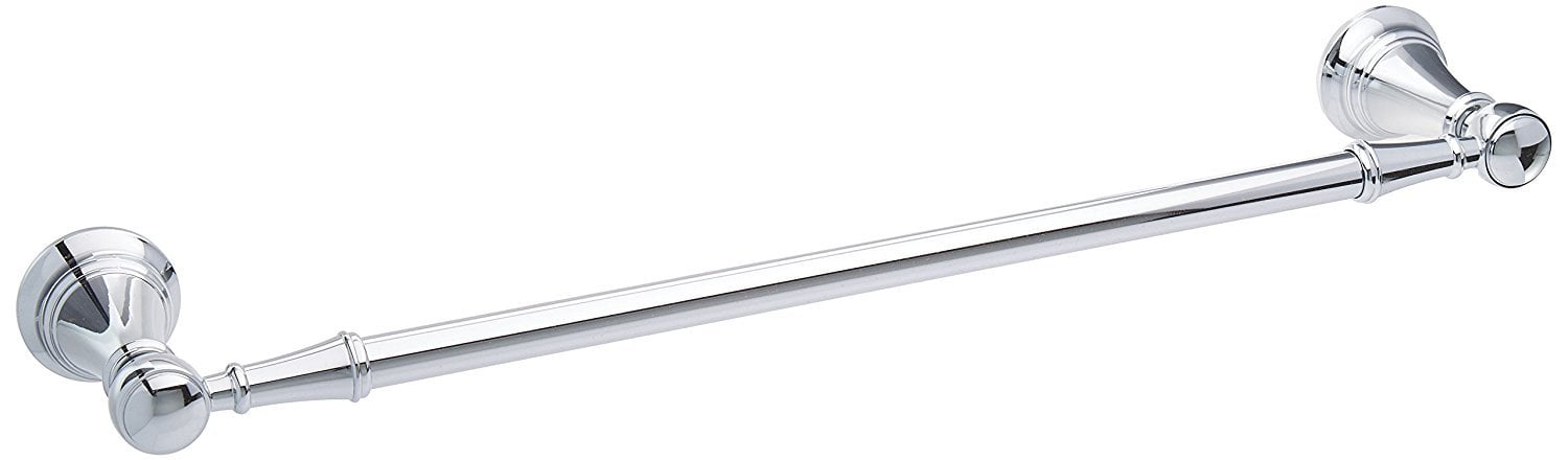 Polished Nickel 18-Inch Traditional Wall Mounted Towel Bar