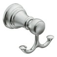 thumbnail image 1 of Moen Weymouth Chrome Double Robe Hook, 1 of 6