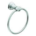 thumbnail image 1 of Moen Weymouth Chrome Bathroom Hand Towel Ring, 1 of 7