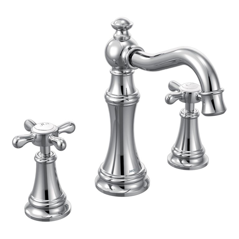 Moen Weymouth TS42114 Widespread Bathroom Sink Faucet with